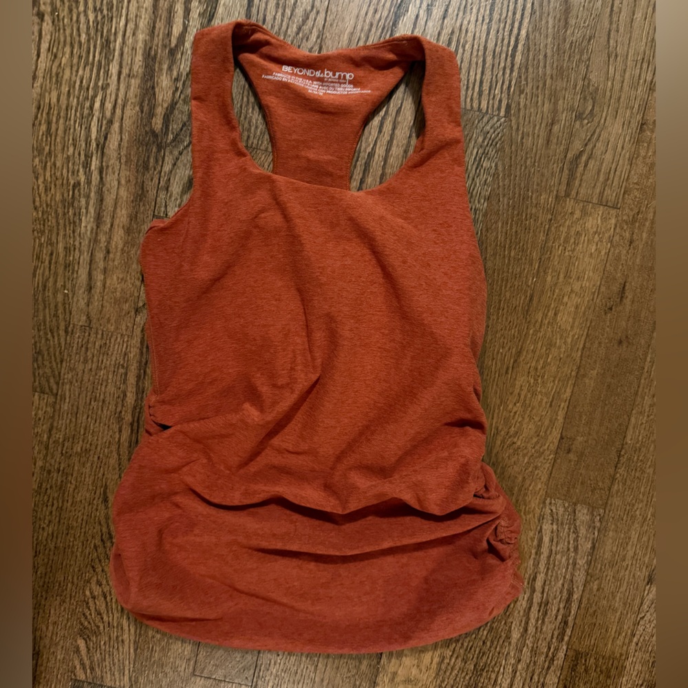 Beyond yoga beyond the bump workout tank medium